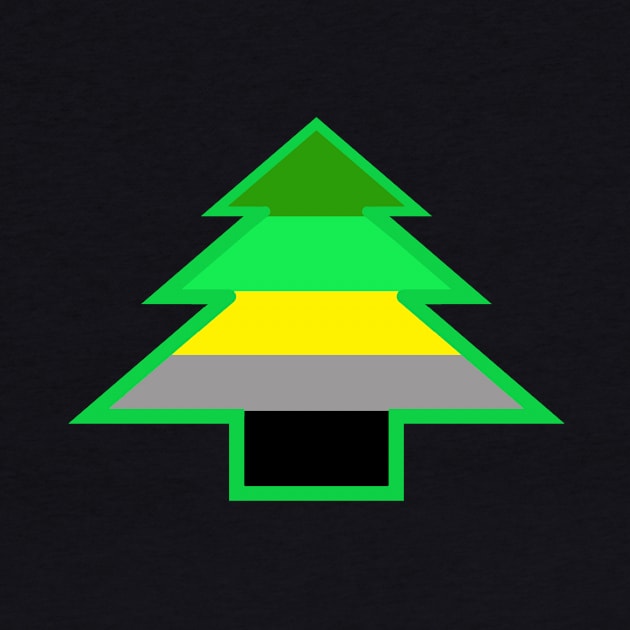 Aromantic Pride: Christmas Tree by DisneyFanatic23